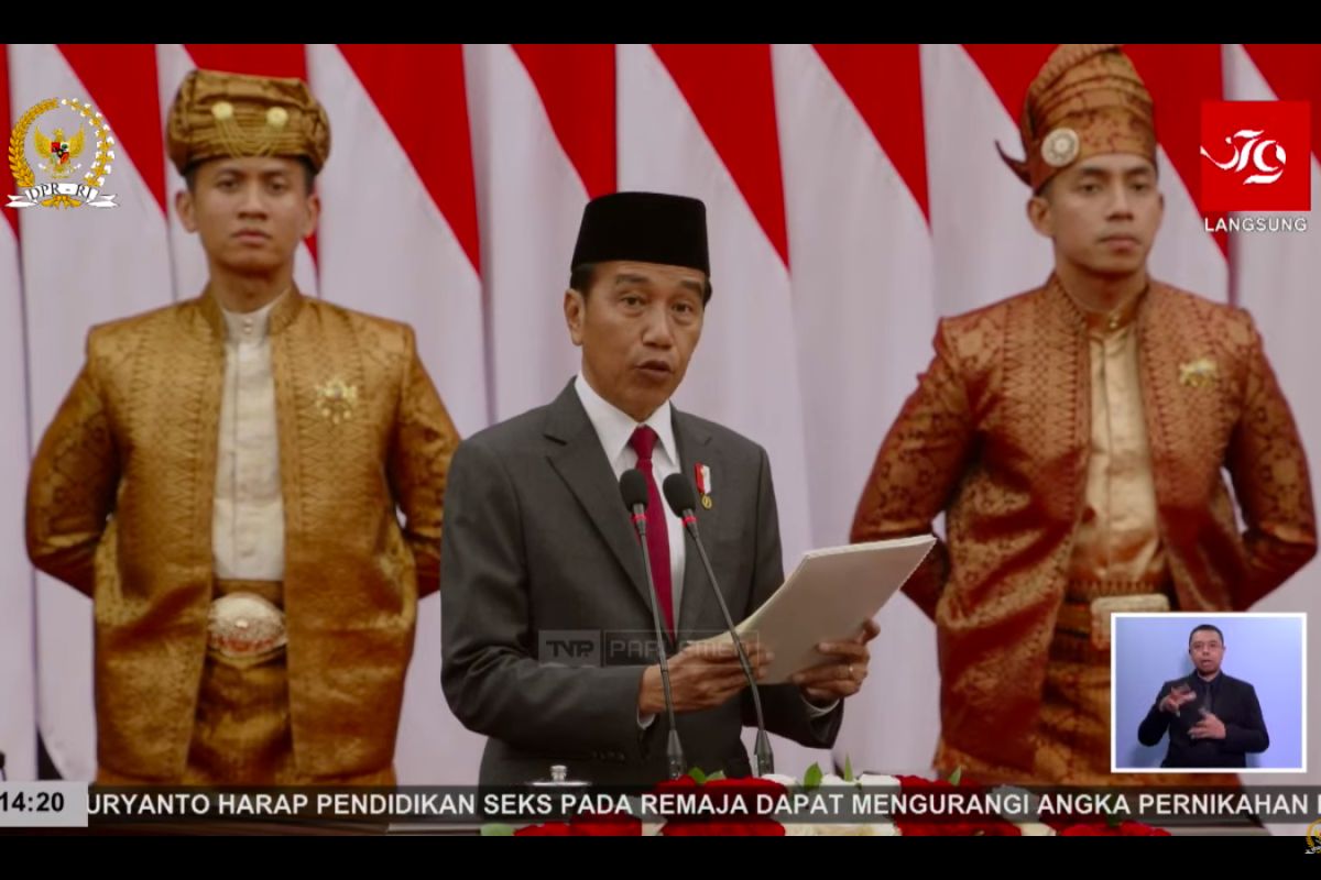 Jokowi sebut ekonomi RI tumbuh lebih tinggi daripada rata-rata global