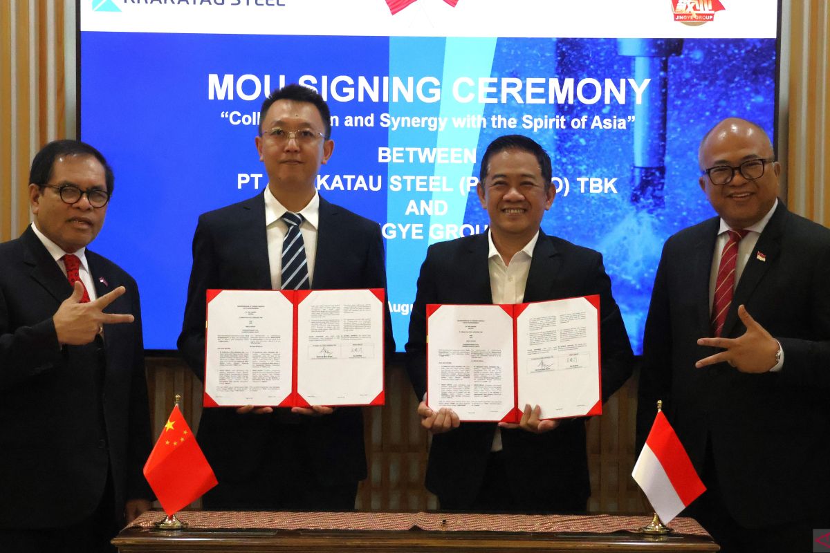 KBRI Beijing fasilitasi MoU Krakatau Steel dan perusahaan baja China