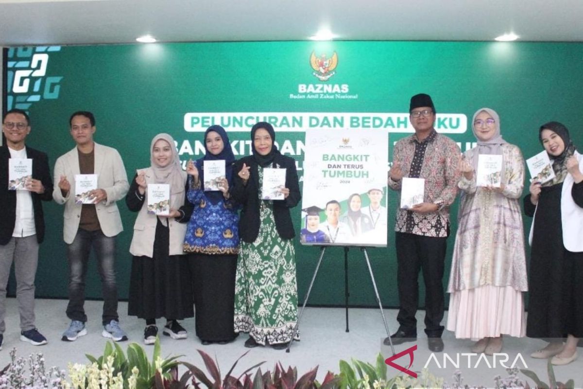 Baznas luncurkan buku Bangkit dan Terus Tumbuh, dukung pendidikan RI