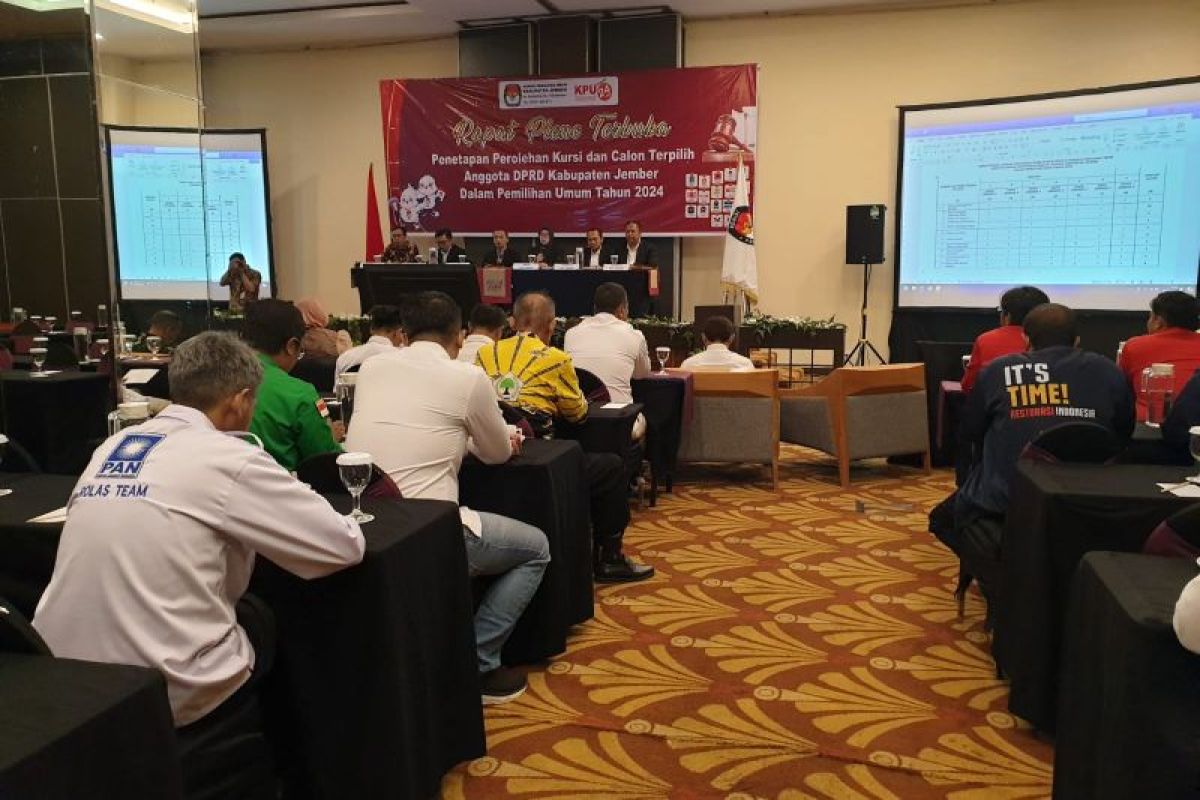 KPU Kab. Jember tetapkan 50 anggota DPRD terpilih periode 2024-2029