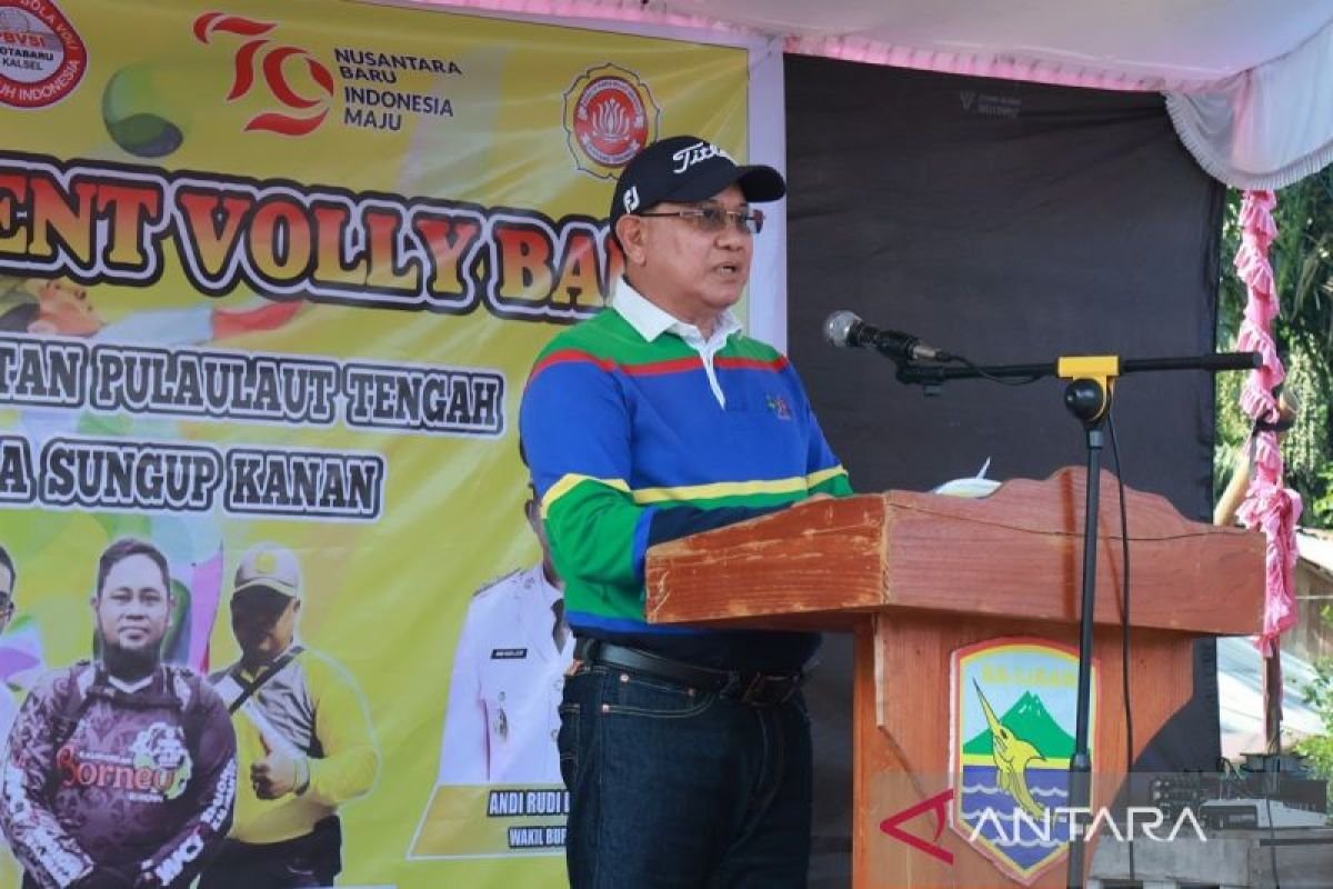 Bupati Kotabaru Buka Tournament Volly Ball