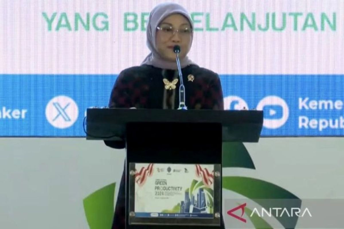 Menaker: Dunia usaha harus terapkan paradigma produktivitas hijau