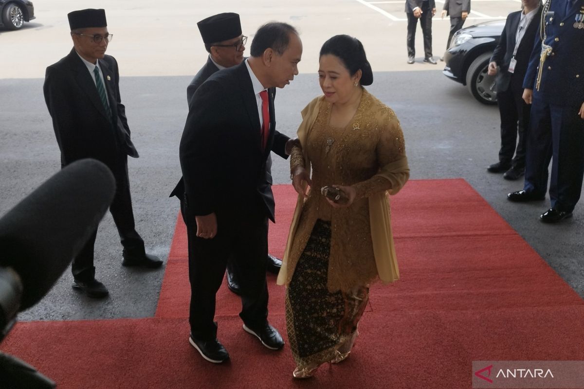 Puan Maharani bertemu dengan Budi Arie usai Sidang Tahunan MPR