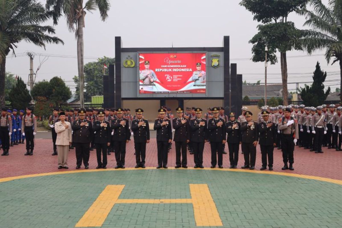 Wakapolda Banten sampaikan waspada radikalisme di upacara HUT ke-79 RI