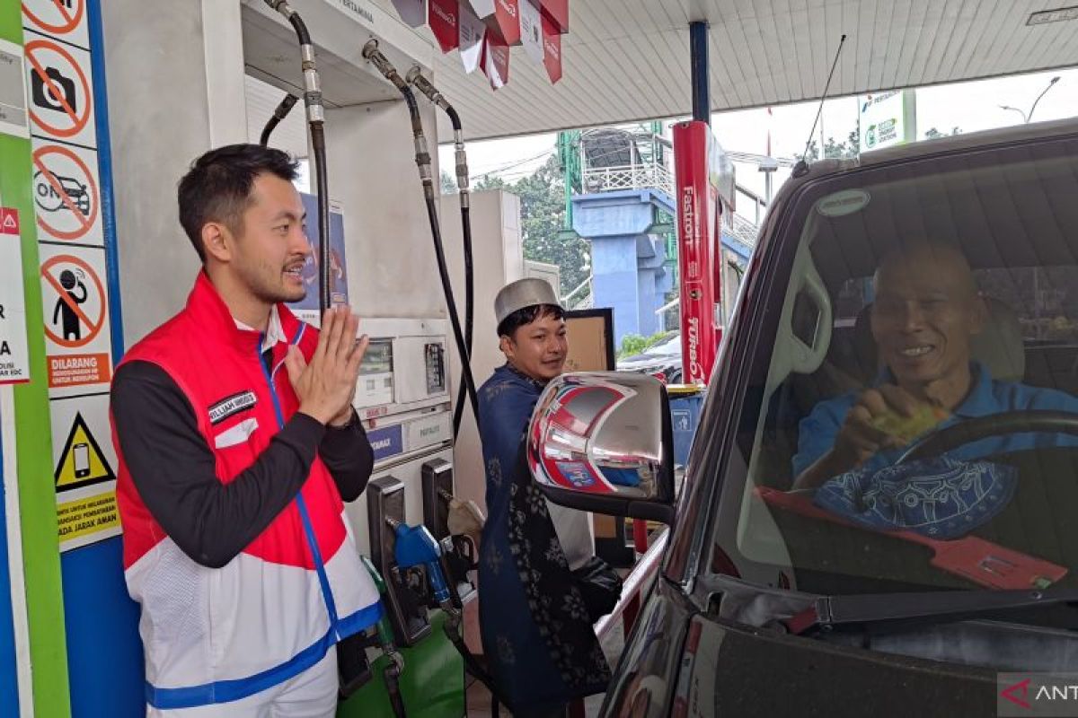 Pertamina beri hadiah pada pelanggan miliki nama unsur kemerdekaan