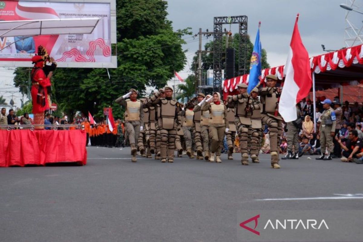 Pawai Deville HUT 79 RI di Padangsidimpuan, masyarakat terhibur