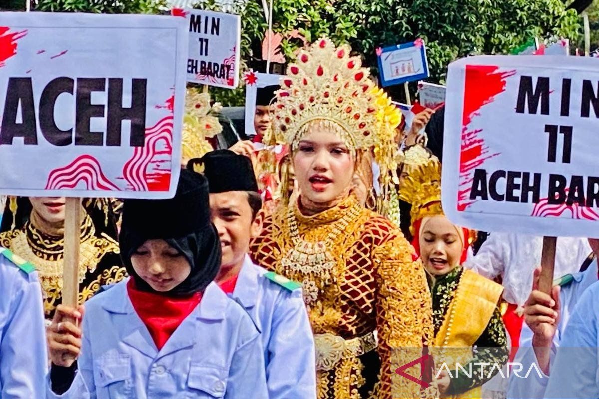 Pemkab Aceh Barat gelar pawai karnaval rawat nasionalisme kebangsaan