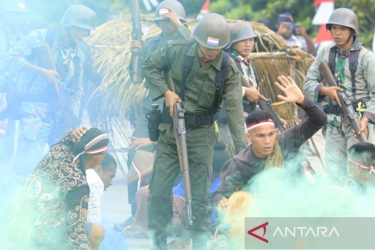 Satgas Pamtas: Teatrikal kemerdekaan pemupuk patriotisme