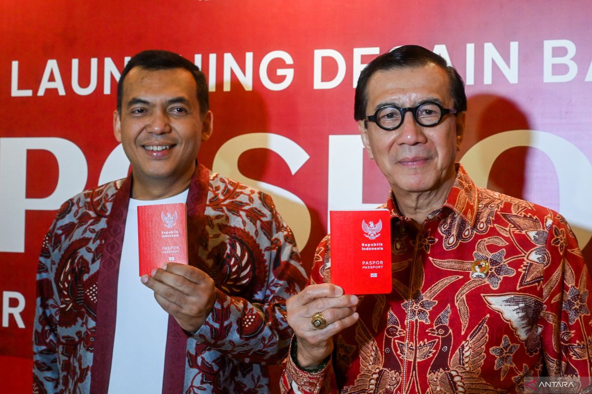 Indonesia merilis desain paspor baru berwarna merah putih pada I-Day