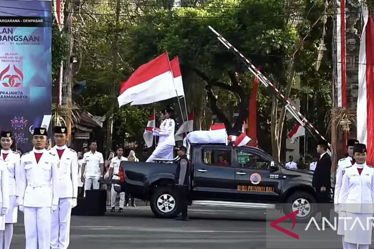 Pemprov Bali untuk pertama kali kirab bendera Merah Putih jelang peringatan HUT RI