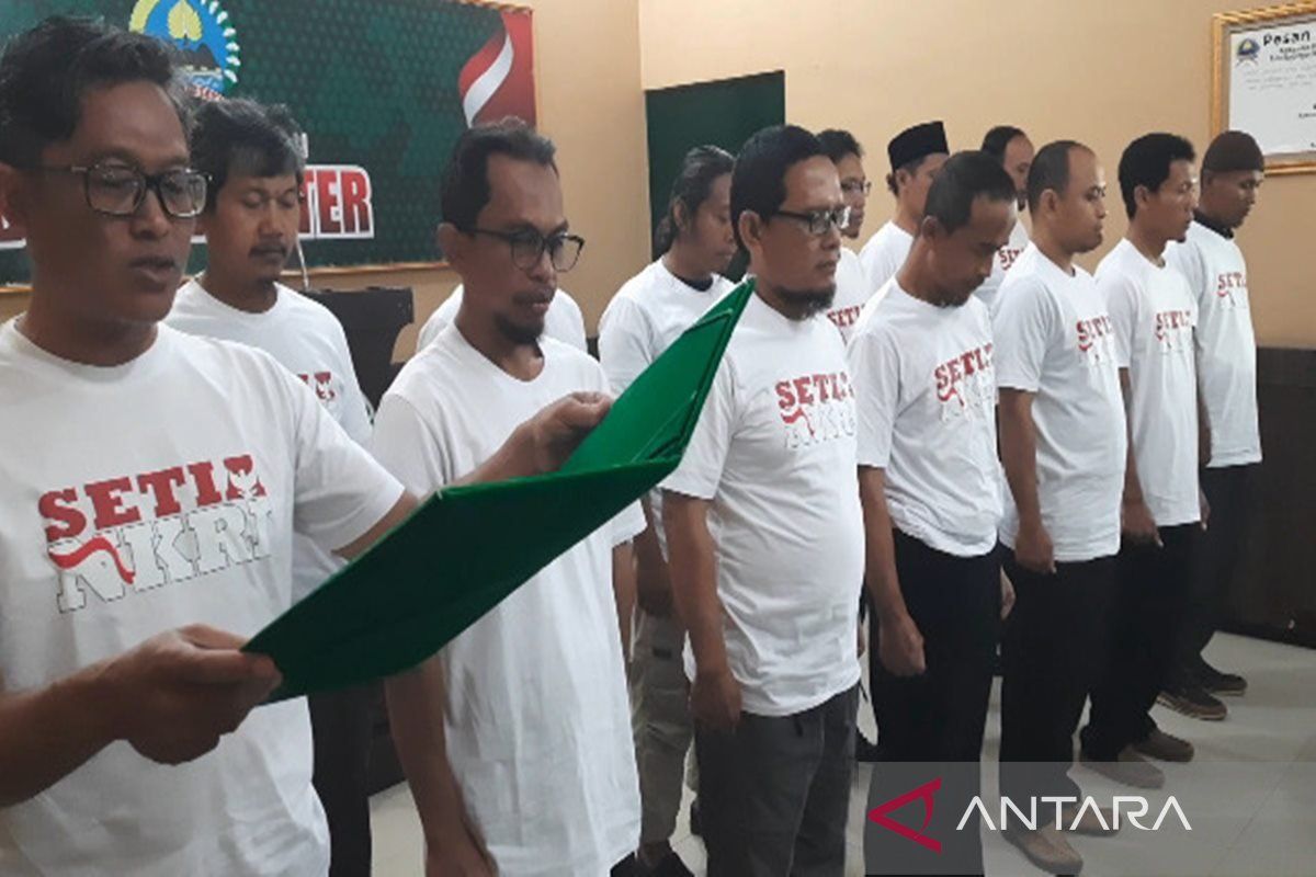 Belasan mantan anggota JI di Boyolali nyatakan  setia NKRI