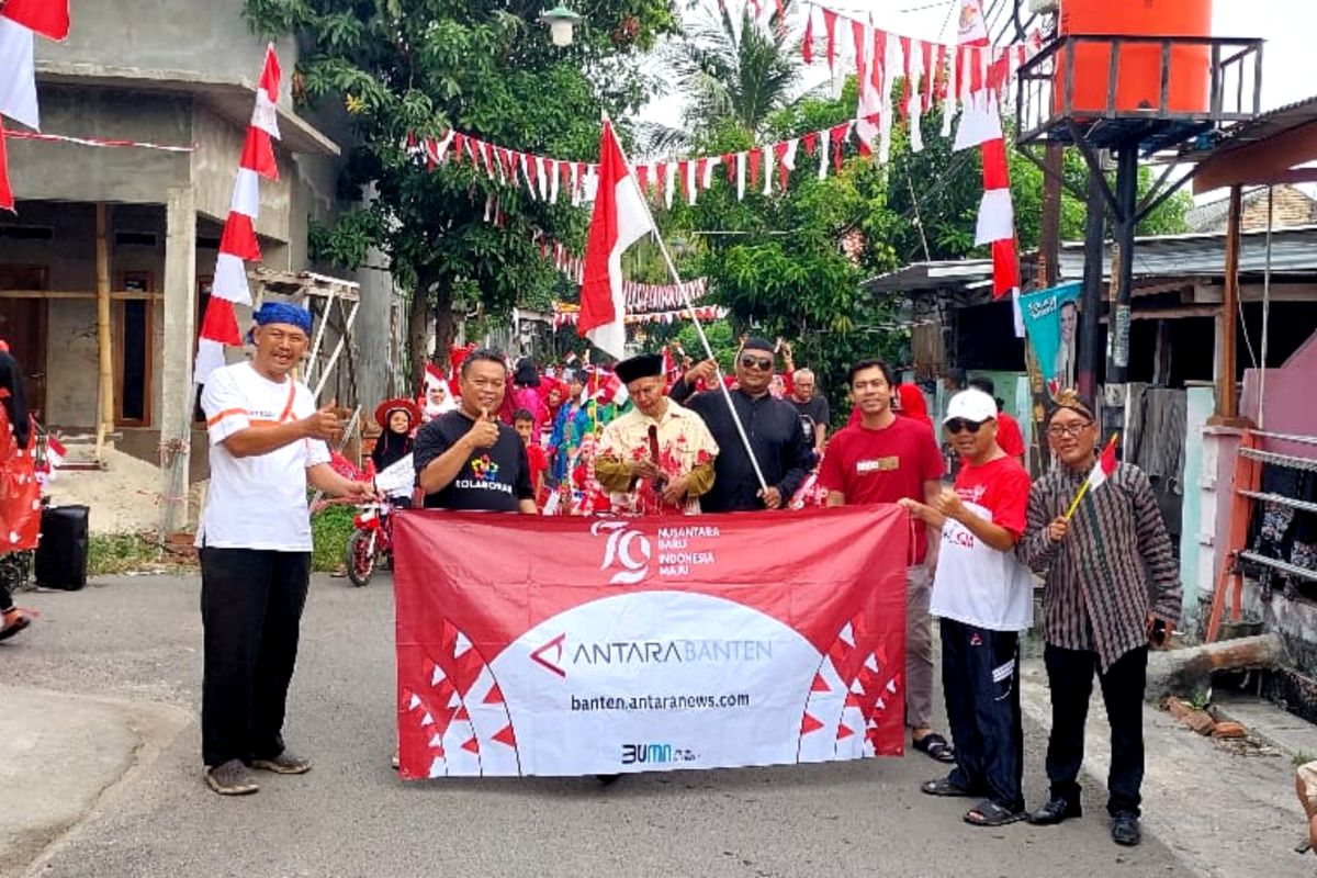 Kemeriahan warga Serang rayakan HUT ke-79 RI, 