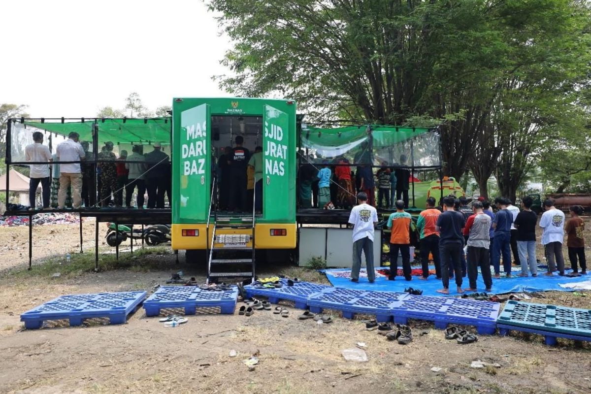 Baznas bikin masjid darurat bagi penyintas kebakaran Manggarai Jakarta