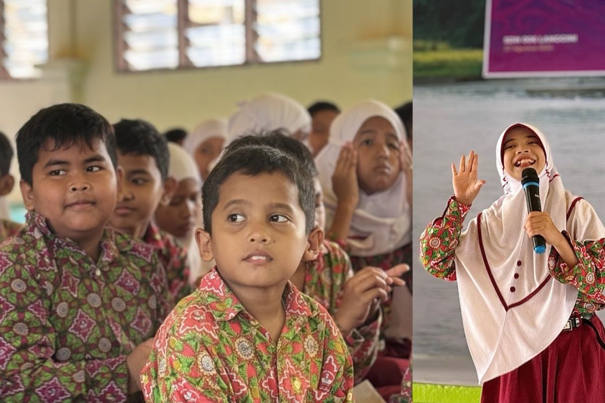 Sebarkan inklusi pajak sejak dini, Pajak Bangkinang Sambangi SDN 06 Langgini