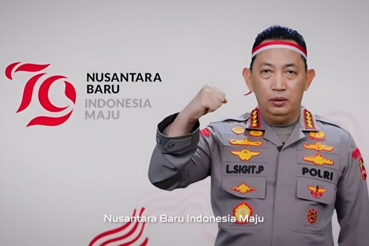 Kapolri  ajak kobarkan semangat dan tekad baru dalam rangka HUT RI