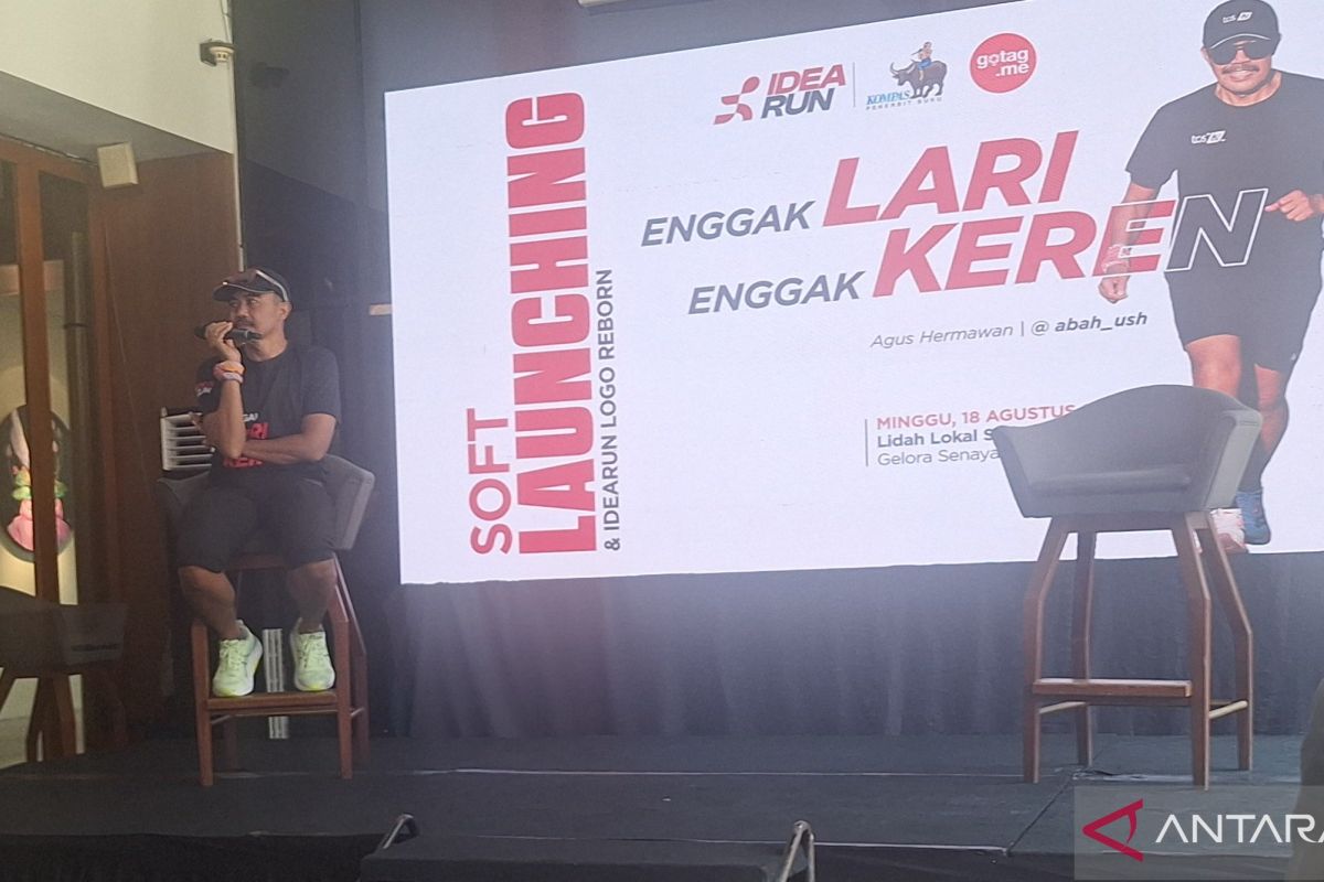 Pegiat Lari Agus Hermawan luncurkan buku 