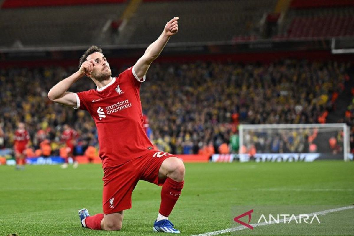 Penyerang Liverpool Diogo Jota percaya diri di posisi baru