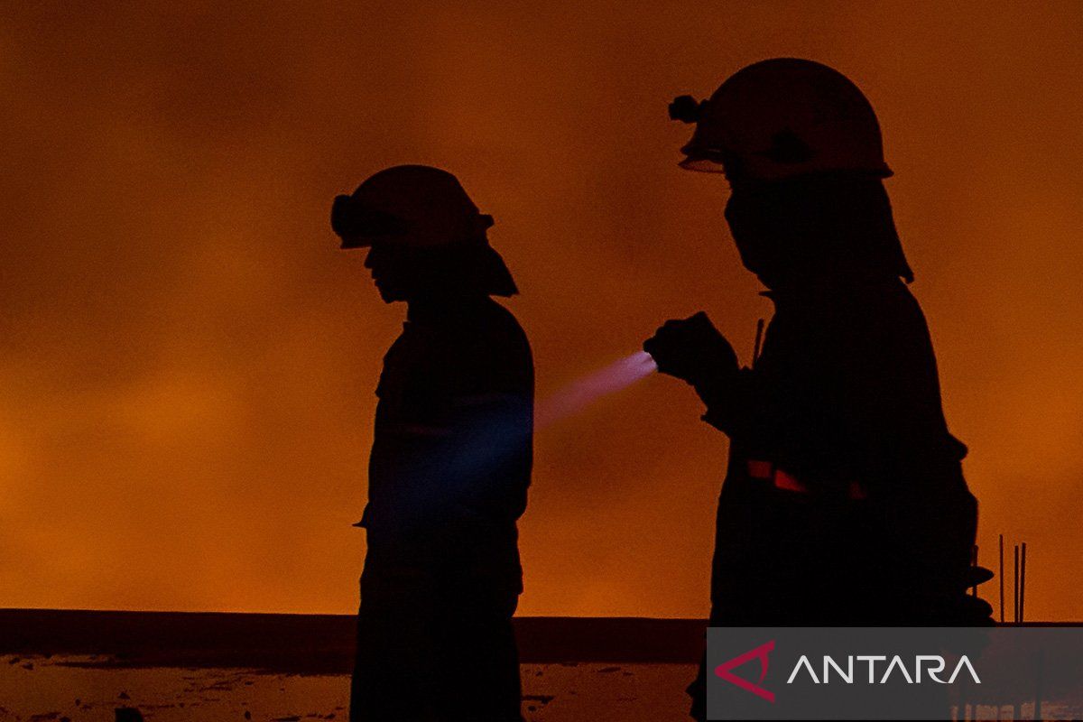 Kabakaran melanda bangunan warga di Menteng Jakarta Pusat
