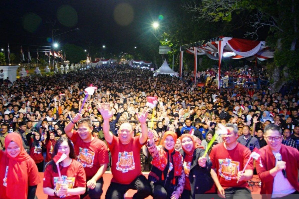 Festival Bongen meriahkan HUT ke-79 Kemerdekaan RI di Musi Banyuasin