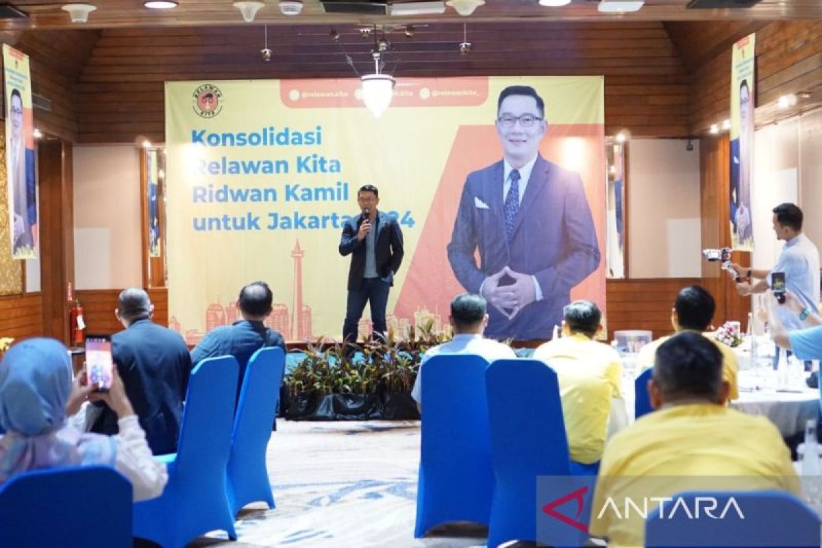 Relawan Kita dukung Ridwan Kamil dan Suswono pada Pilkada Jakarta 2024