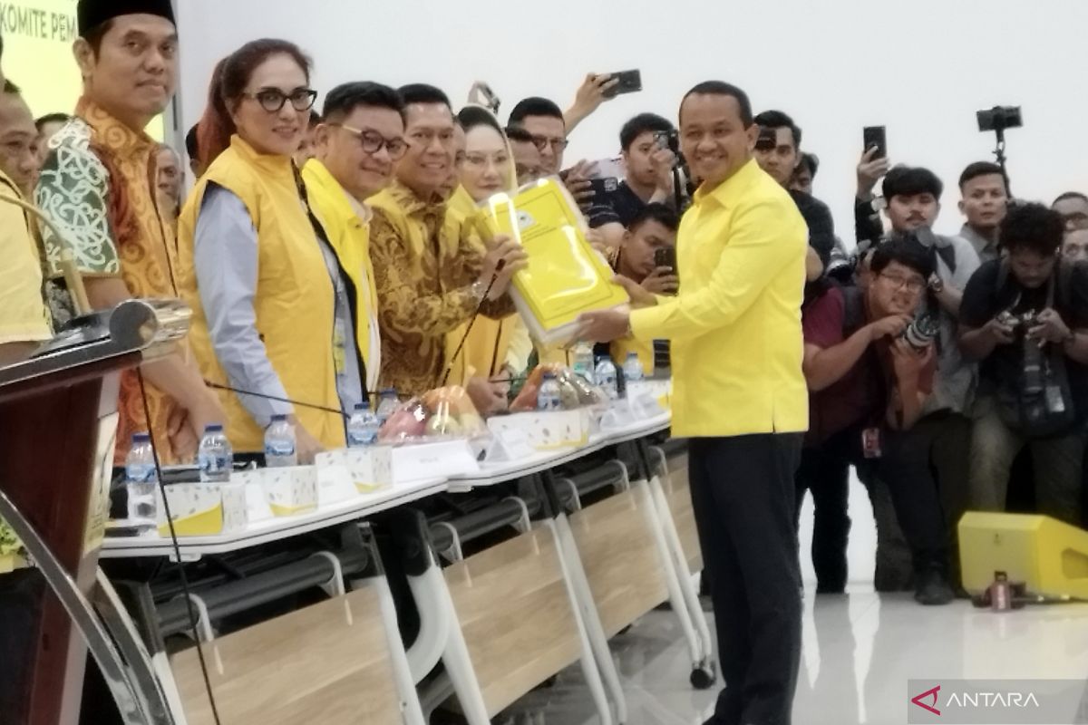 Bahlil calon tunggal ketua umum Golkar di  Munas