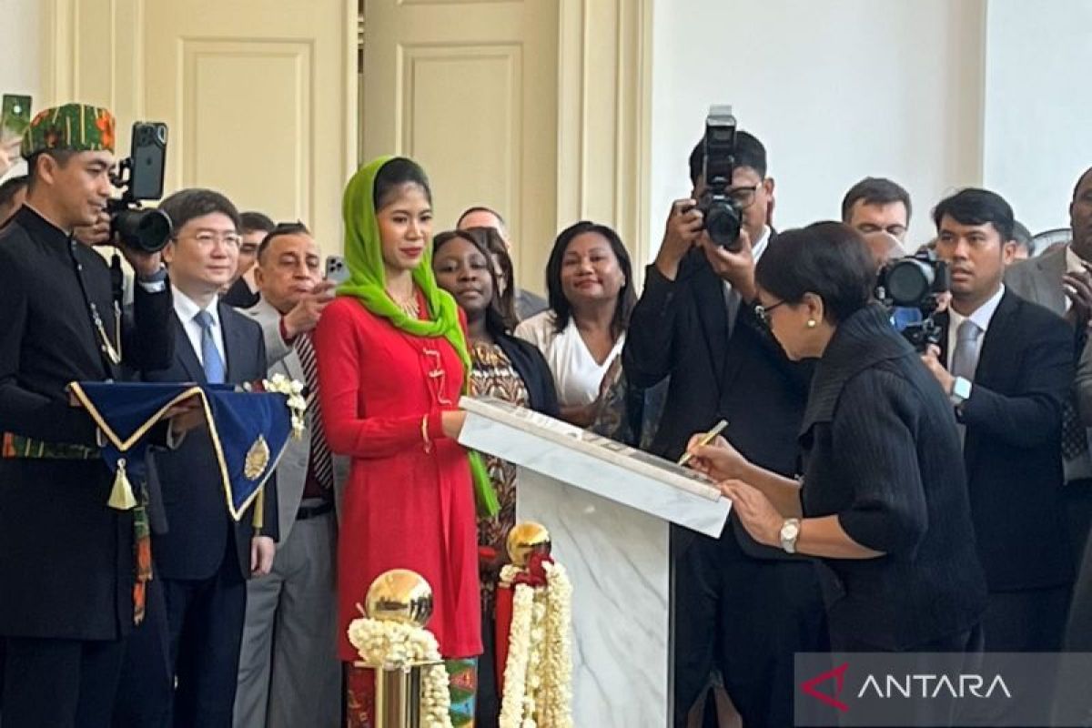 Menlu resmikan pemugaran Gedung Pancasila di Kompleks Kemlu RI Jakarta