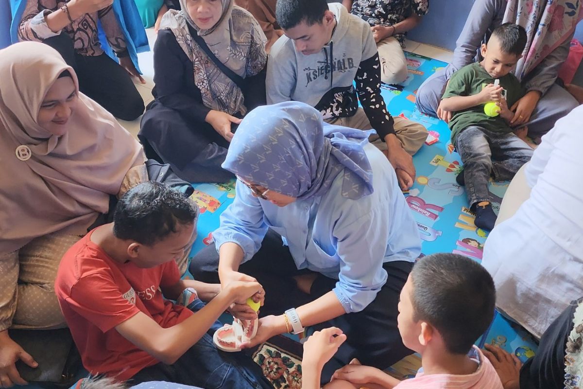 FKG USK edukasi anak penyandang disabilitas di Aceh Besar