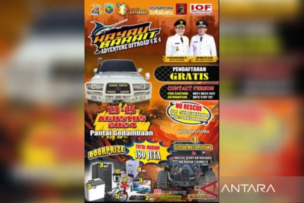 Kotabaru segera gelar Hayau Barait Adventur Offroad 4X4