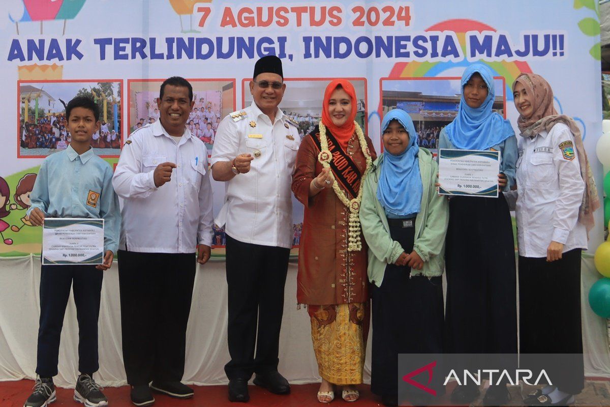 Bupati Kotabaru dan Bunda Paud hadiri puncak peringatan Hari Anak Nasional