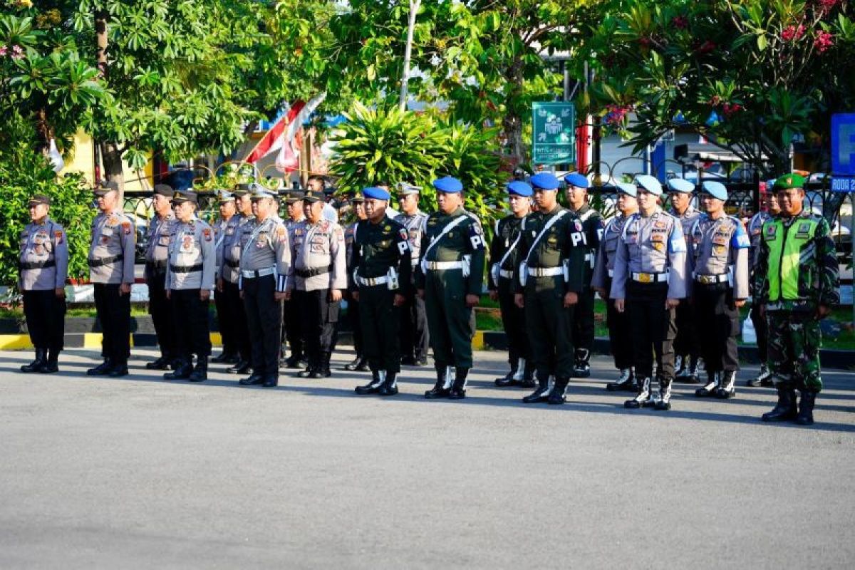 Polres Madiun Kota gelar apel pasukan Operasi Mantap Praja Semeru 2024