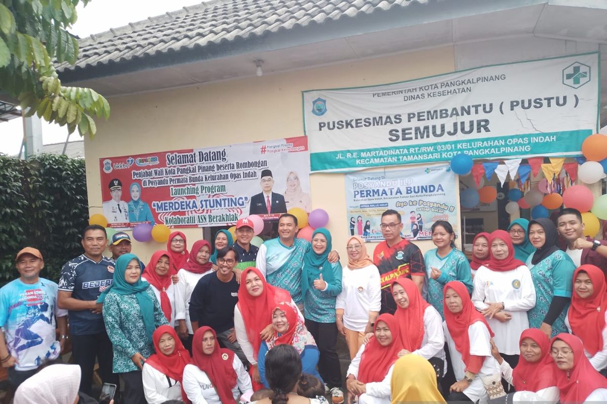 Pejabat Pemkot Pangkalpinang jadi orang tua anak stunting