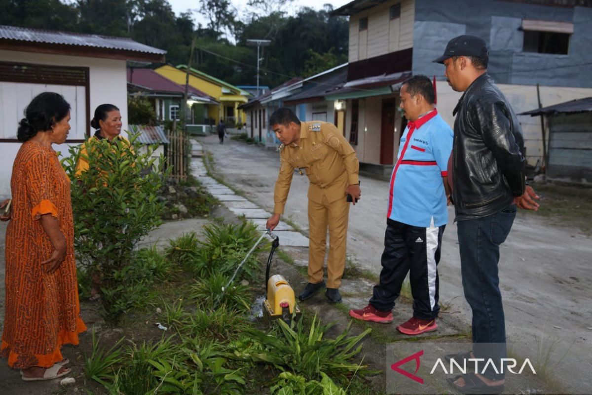 Air bersih mengalir sebagai kado HUT ke 79 RI untuk masyarakat Tarutung