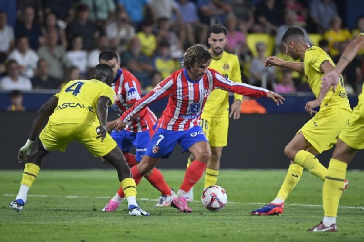 Atletico Madrid ditahan  Villarreal 2-2 di laga pembuka La Liga