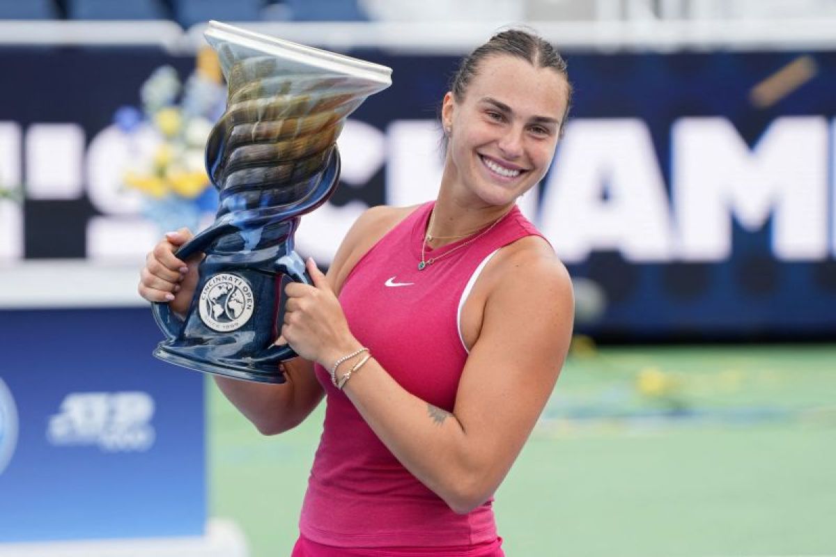 Aryna Sabalenka juarai WTA Cincinnati Open usai bekuk Pegula