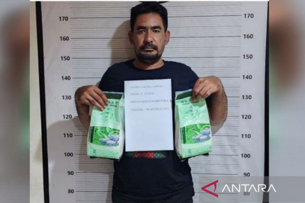 Polrestabes Medan tembak  kaki terduga kurir sabu-sabu dua kilogram