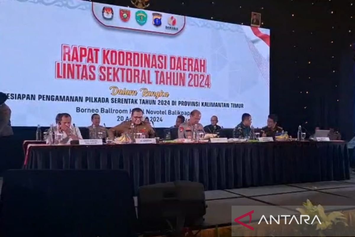 Polda Kaltim gelar rakor lintas sektoral jelang Pilkada