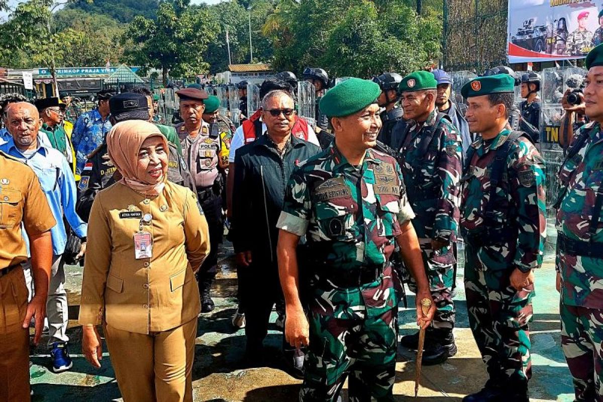 Korem 181/PVT Sorong siagakan 1.200 personel amankan Pilkada