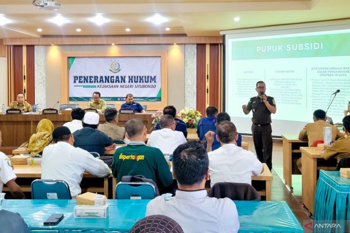 Kejaksaan Situbondo berikan penerangan hukum penyaluran pupuk subsidi