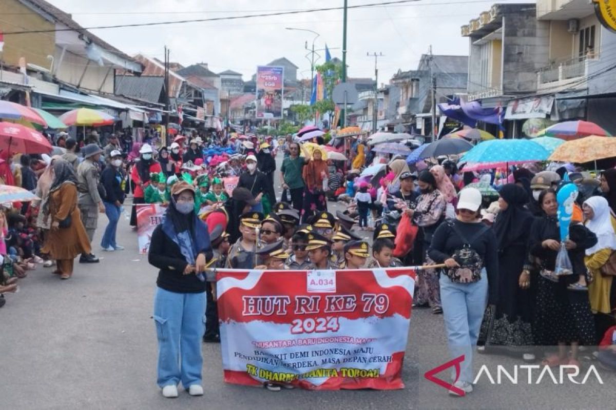 Ribuan masyarakat Bangka Selatan antusias saksikan lomba PBB tingkat PAUD dan SD