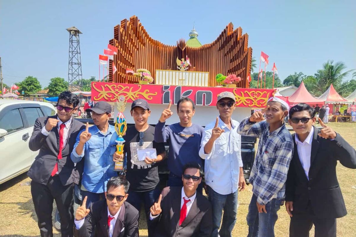 Peserta karnaval usung tema IKN sabet juara pertama