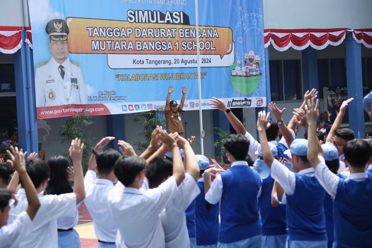 2.838 siswa di Kota Tangerang dilatih penanganan kedaruratan bencana