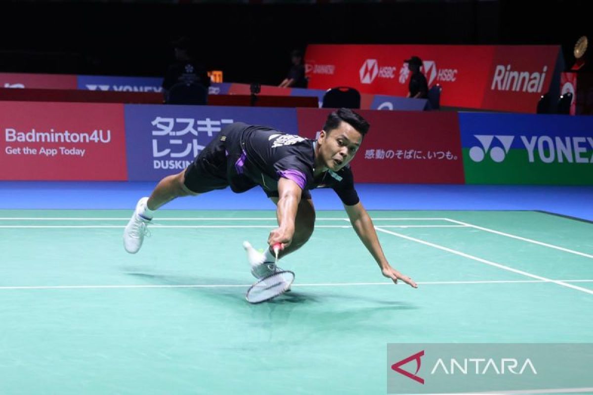 Cedera, Anthony Ginting mundur dari Jepang Terbuka