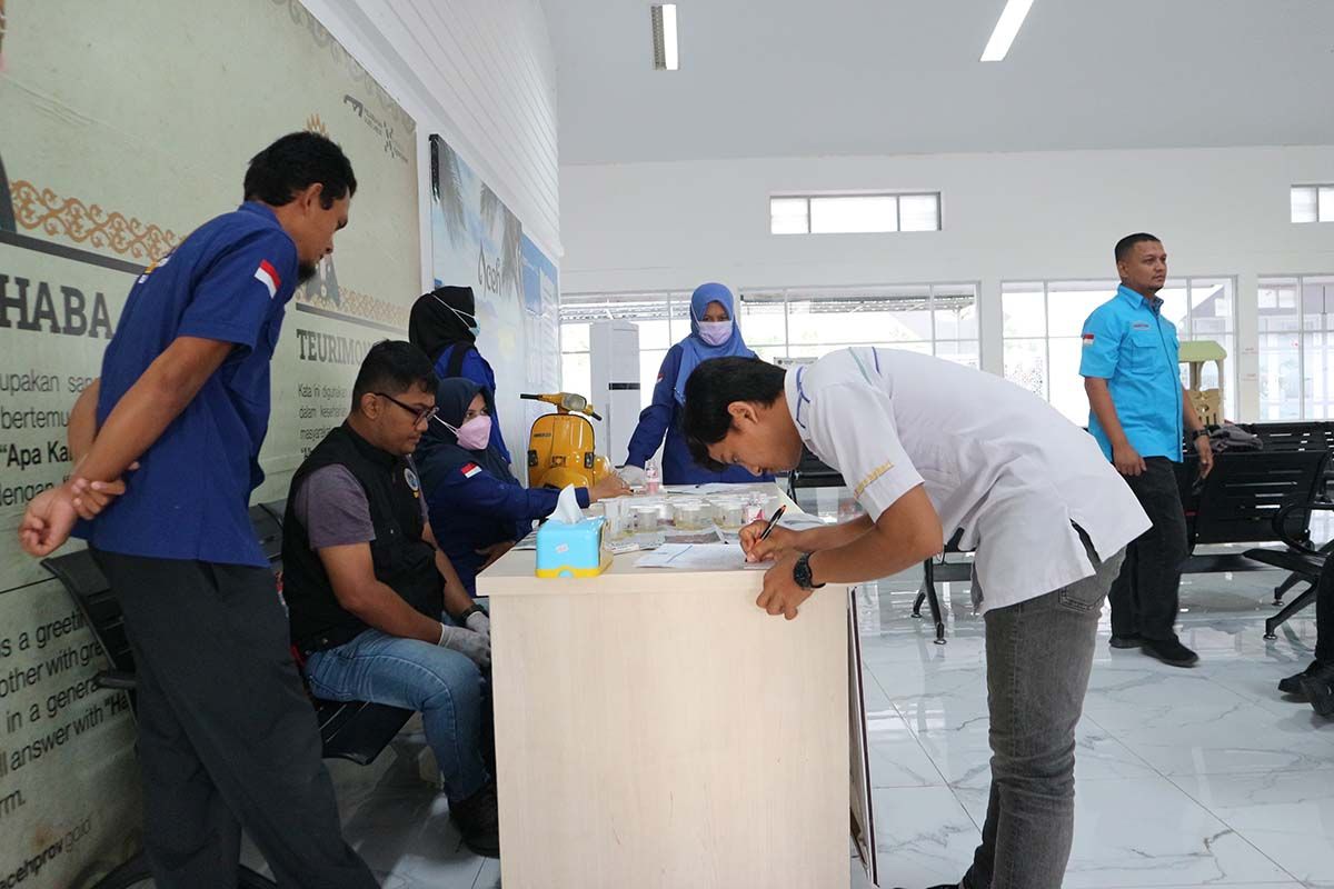 BNNK Banda Aceh tes narkoba kru kapal penyeberangan