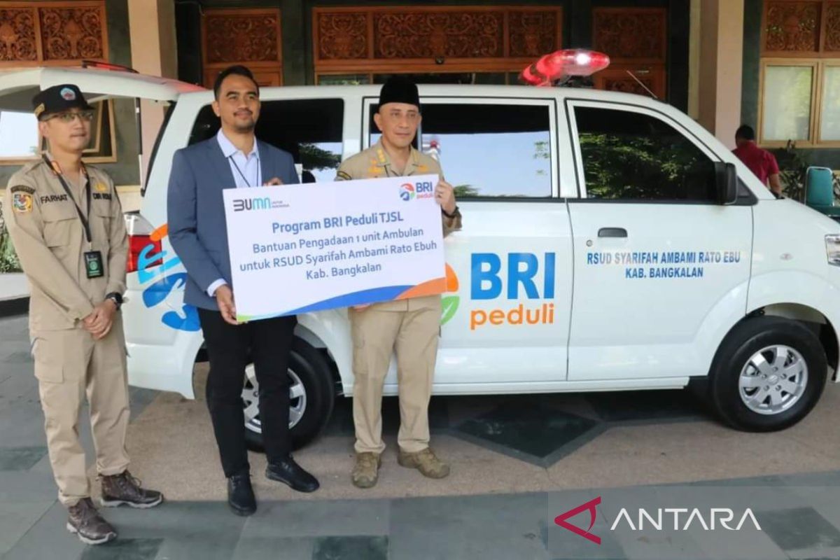 Pemkab Bangkalan terima bantuan fasilitas layanan kesehatan dari BRI