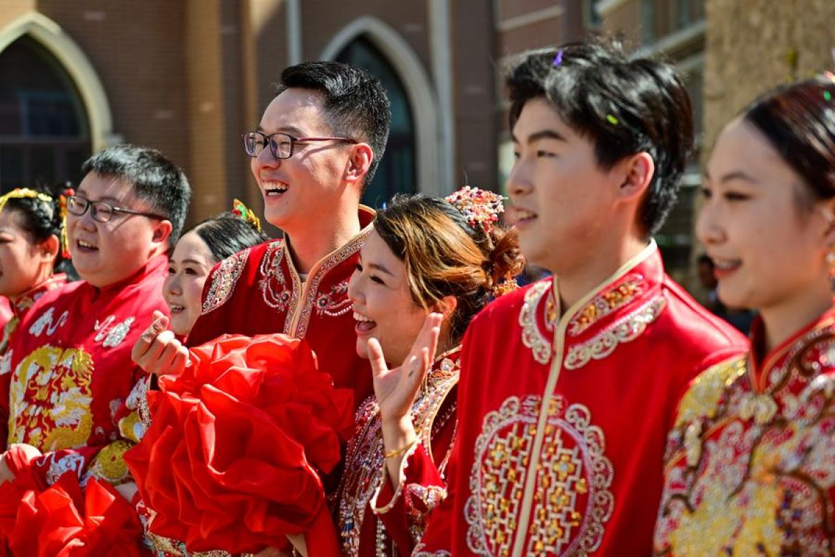 China gelar acara pernikahan massal untuk cegah pemborosan