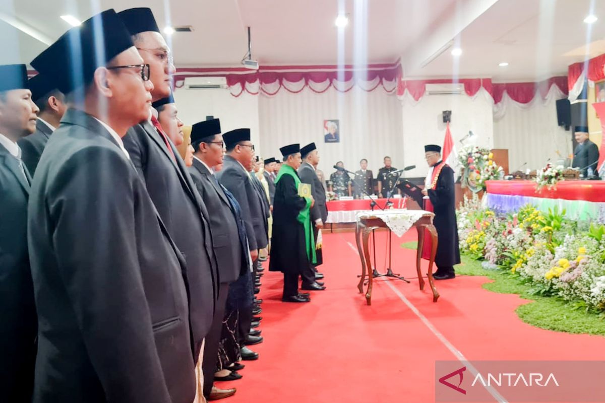 Sebanyak 45 anggota DPRD Situbondo masa bakti 2024-2029 dilantik