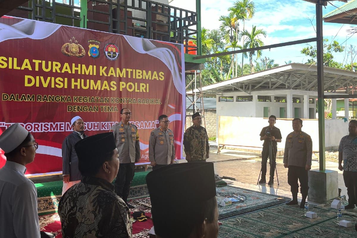 Divhumas Polri kunjungi pesantren di Sumut cegah paham radilalisme