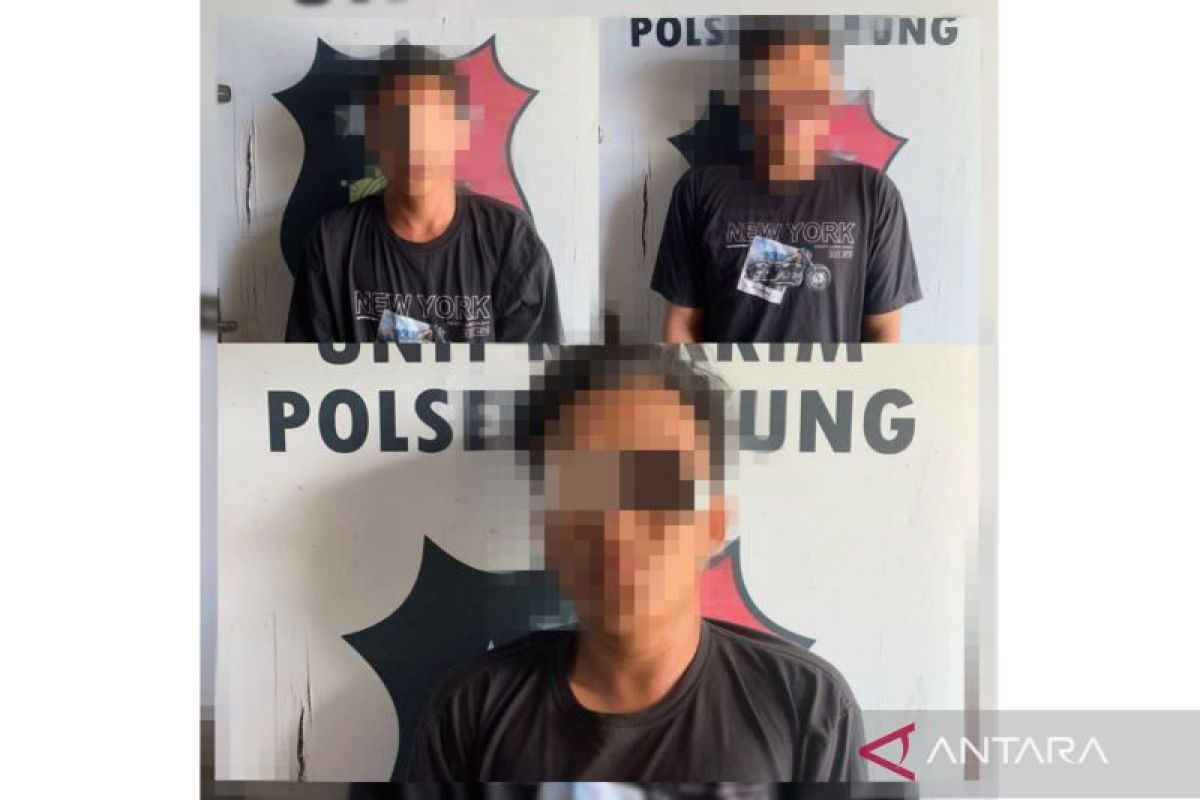 Polisi ringkus 3 terduga pelaku penganiayaan di Bangka Selatan, salah satunya masih di bawah umur