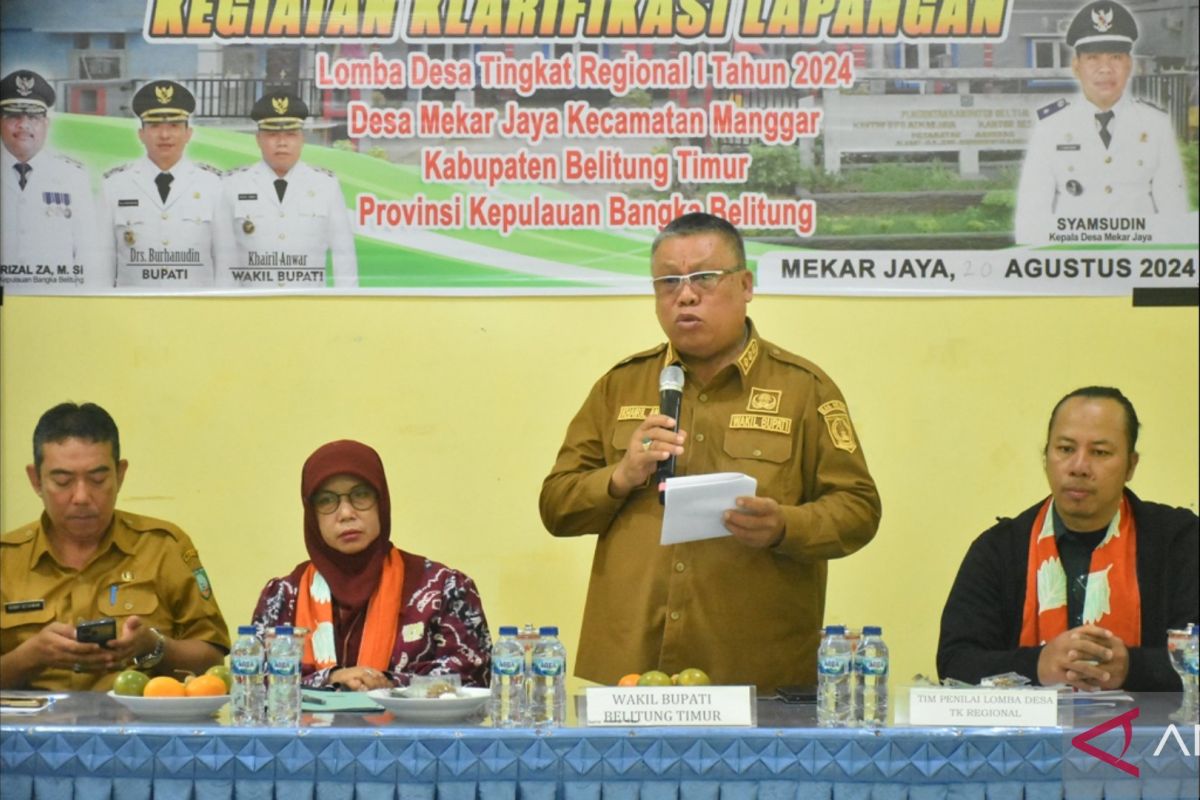 Desa Mekar Jaya Belitung Timur wakili Babel lomba desa regional