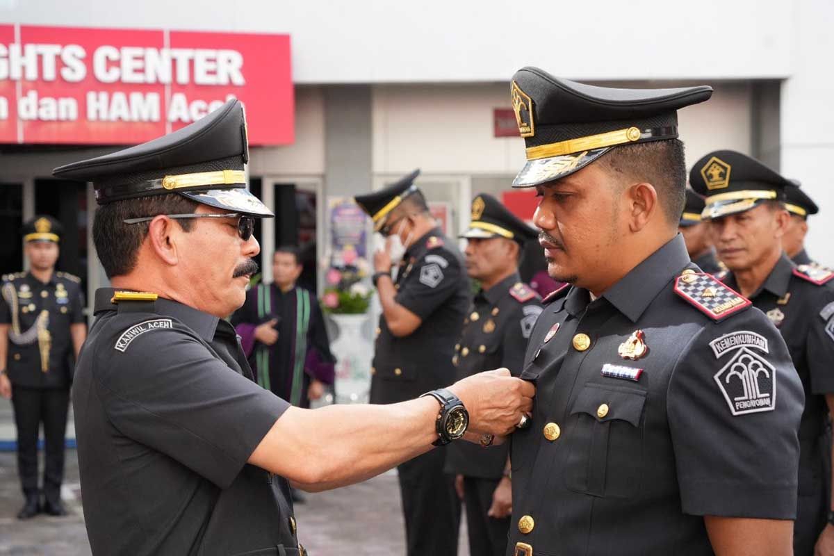 51 pejabat manajerial Kemenkumham Aceh dilantik